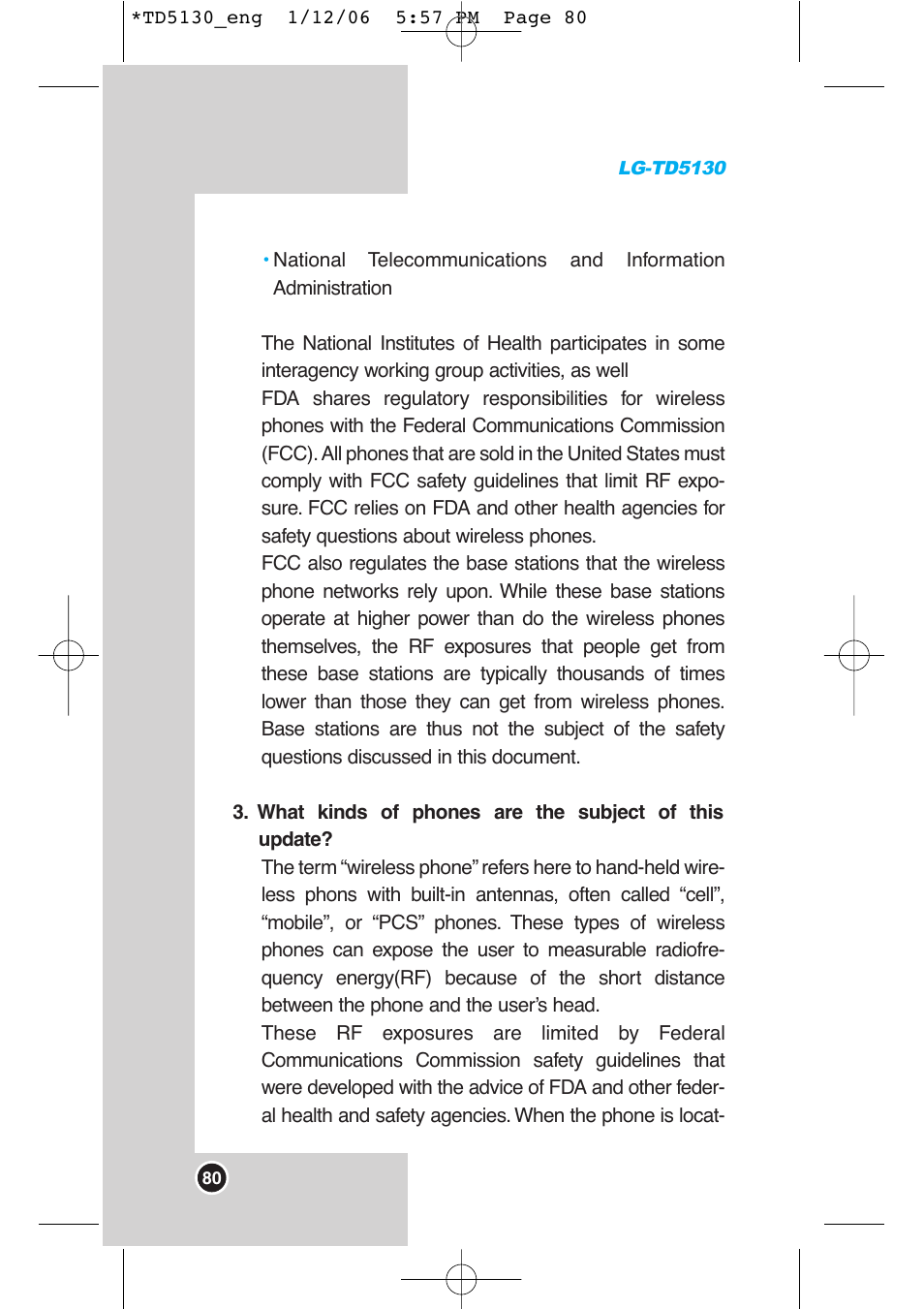 LG -TD5130 User Manual | Page 81 / 92