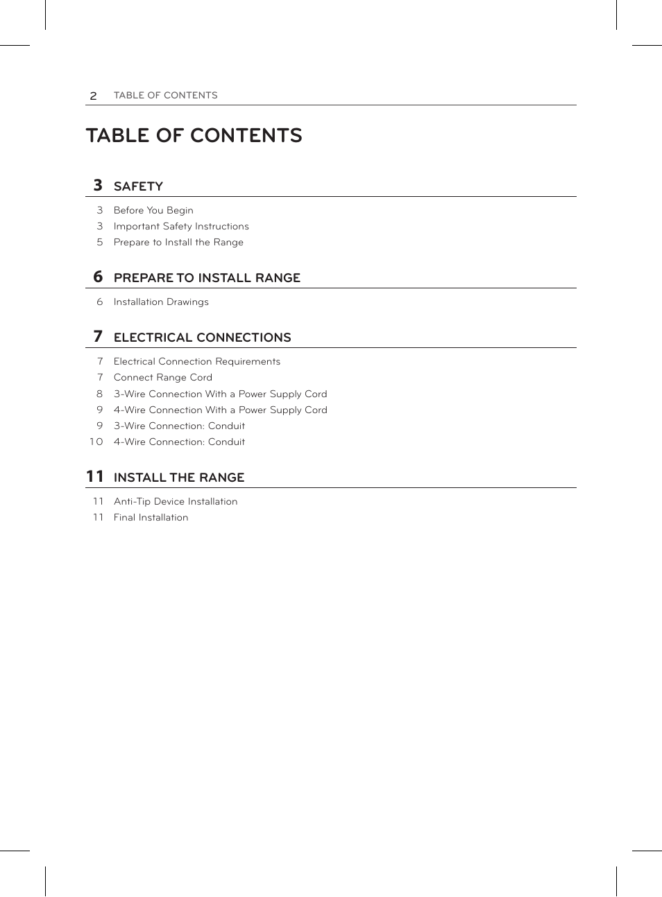 LG LRE3025ST User Manual | Page 2 / 13