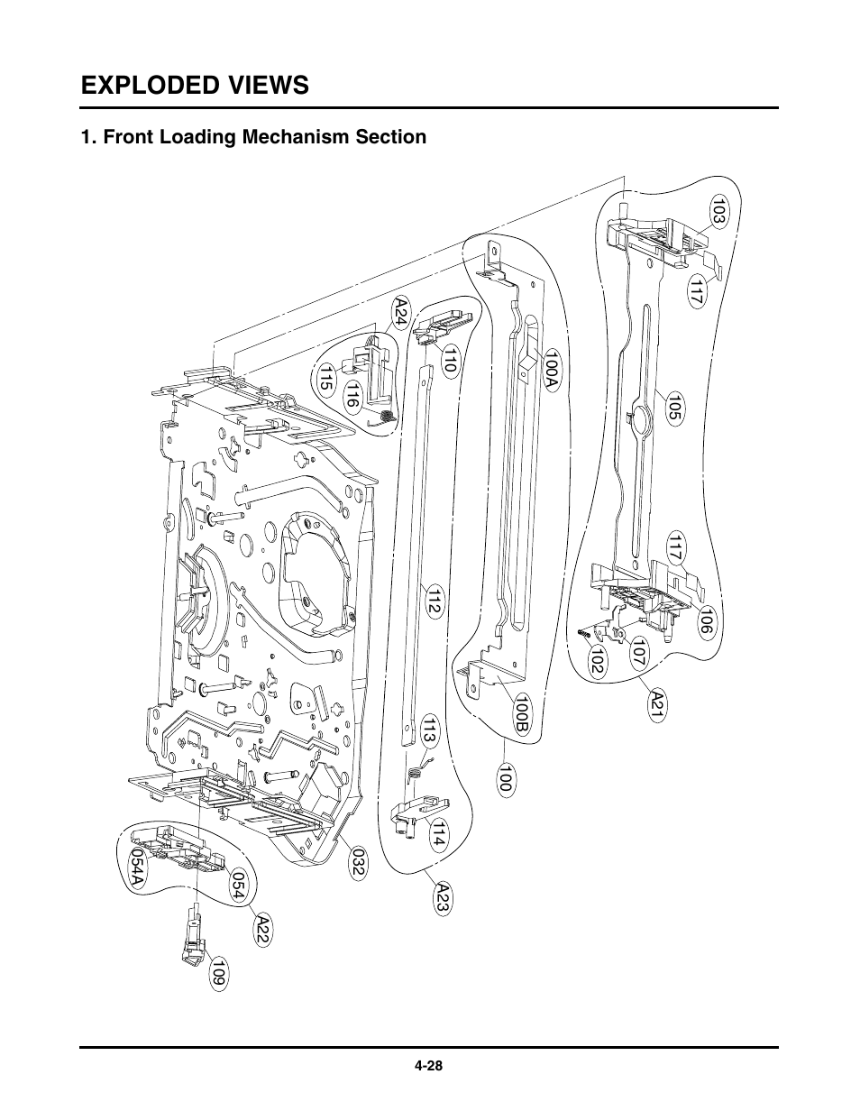 Exploded views | LG TL-AT130M User Manual | Page 65 / 80