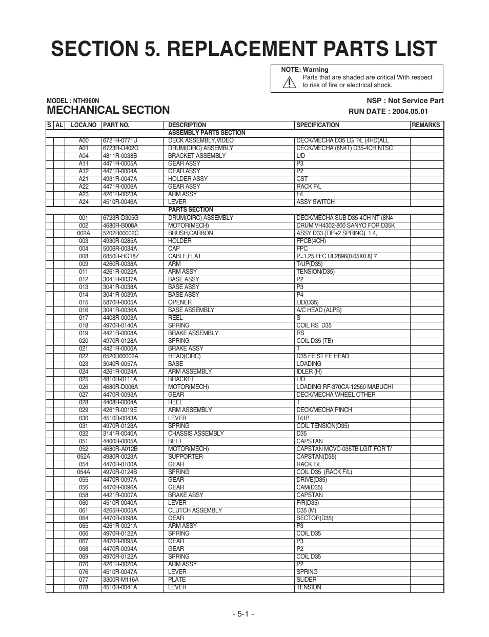 LG TL-AT130M User Manual | Page 68 / 80