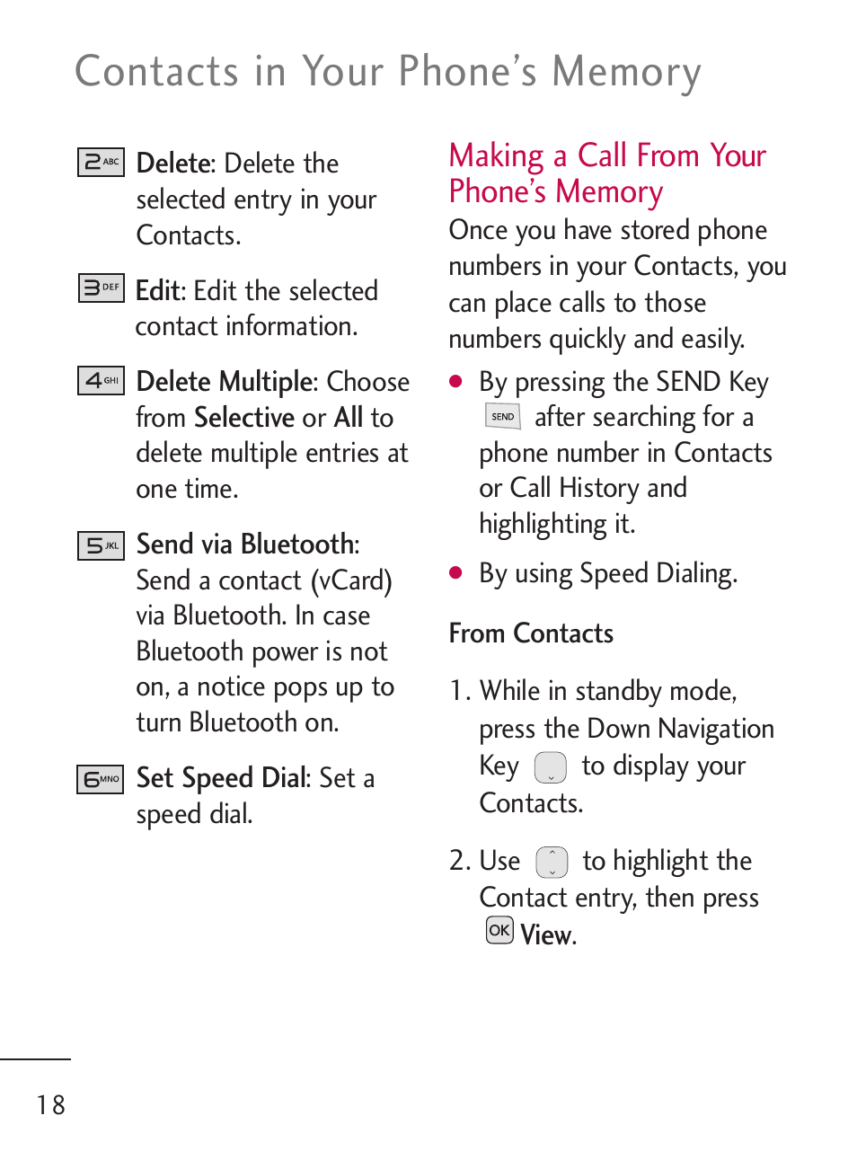 LG 221C User Manual | Page 18 / 98