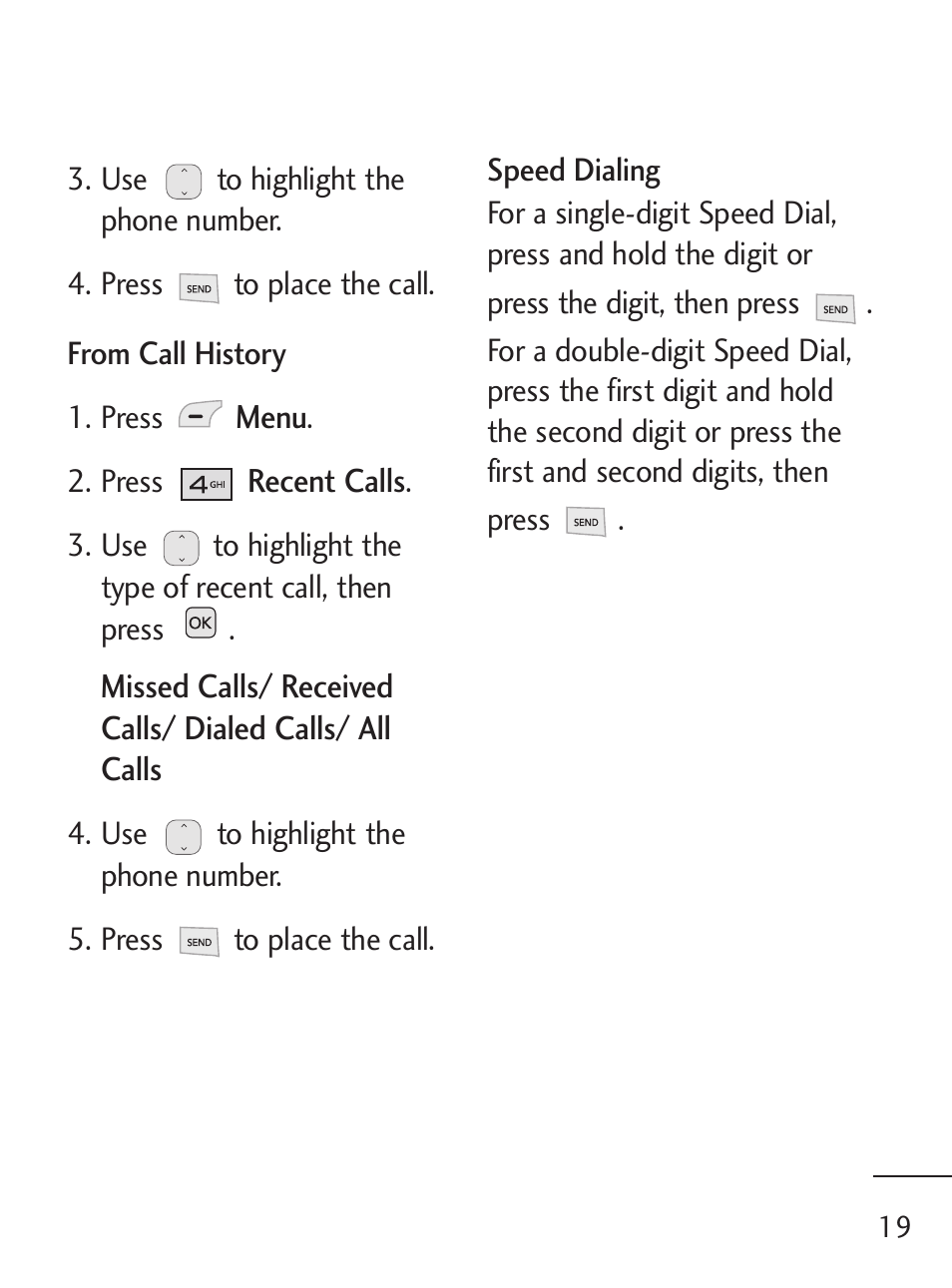 LG 221C User Manual | Page 19 / 98