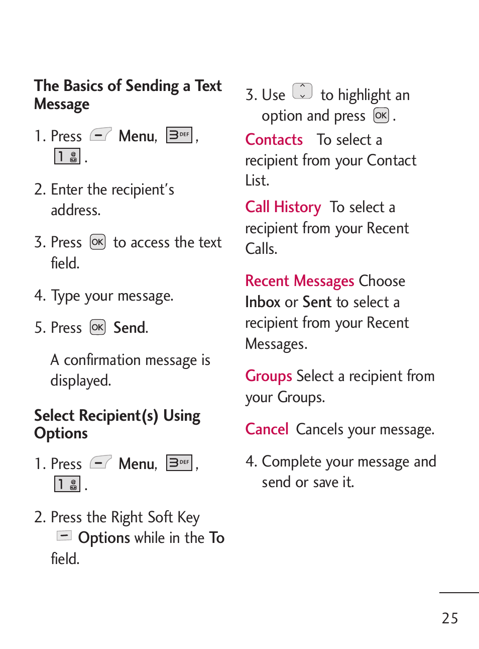 LG 221C User Manual | Page 25 / 98