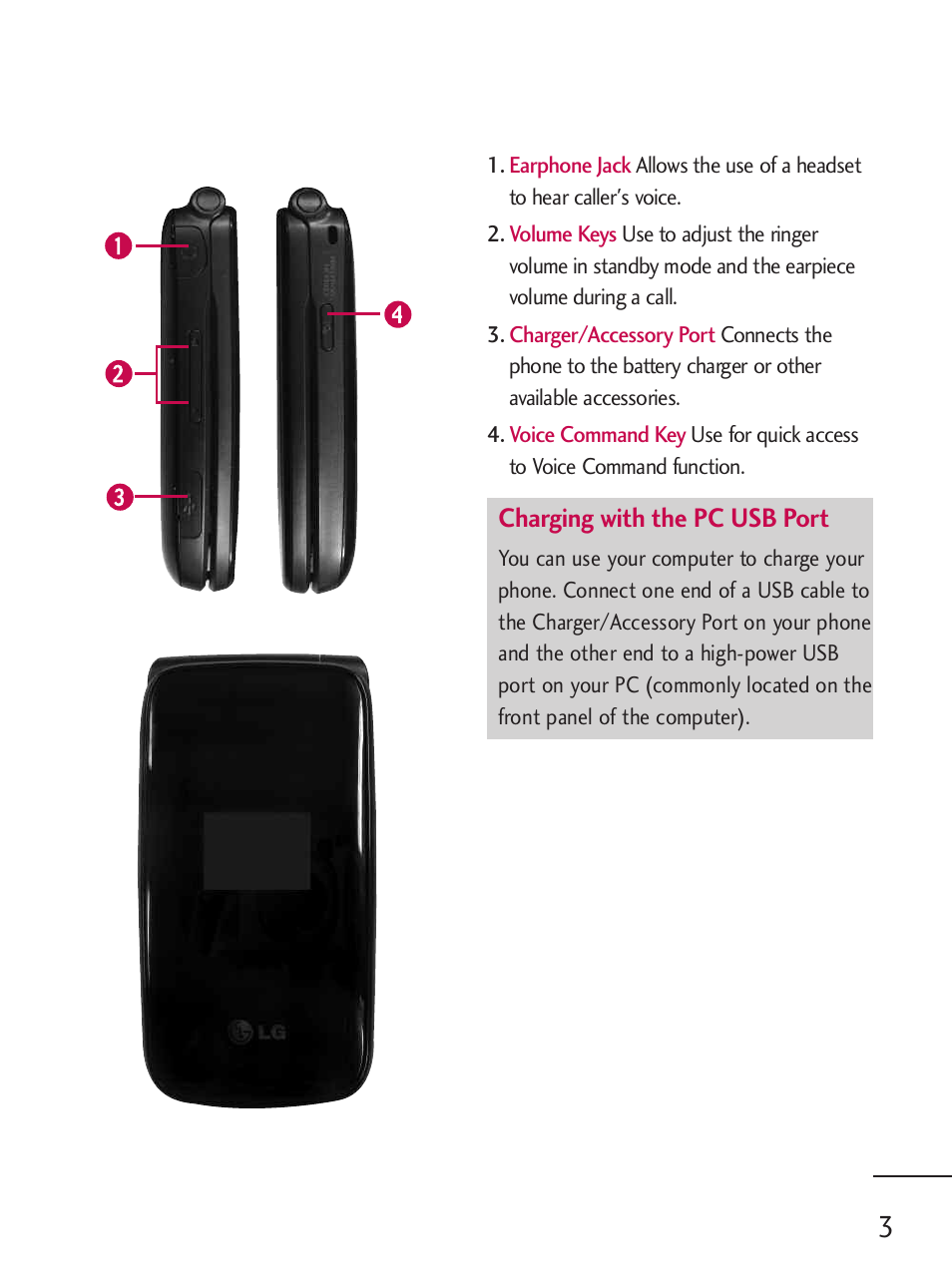 LG 221C User Manual | Page 3 / 98