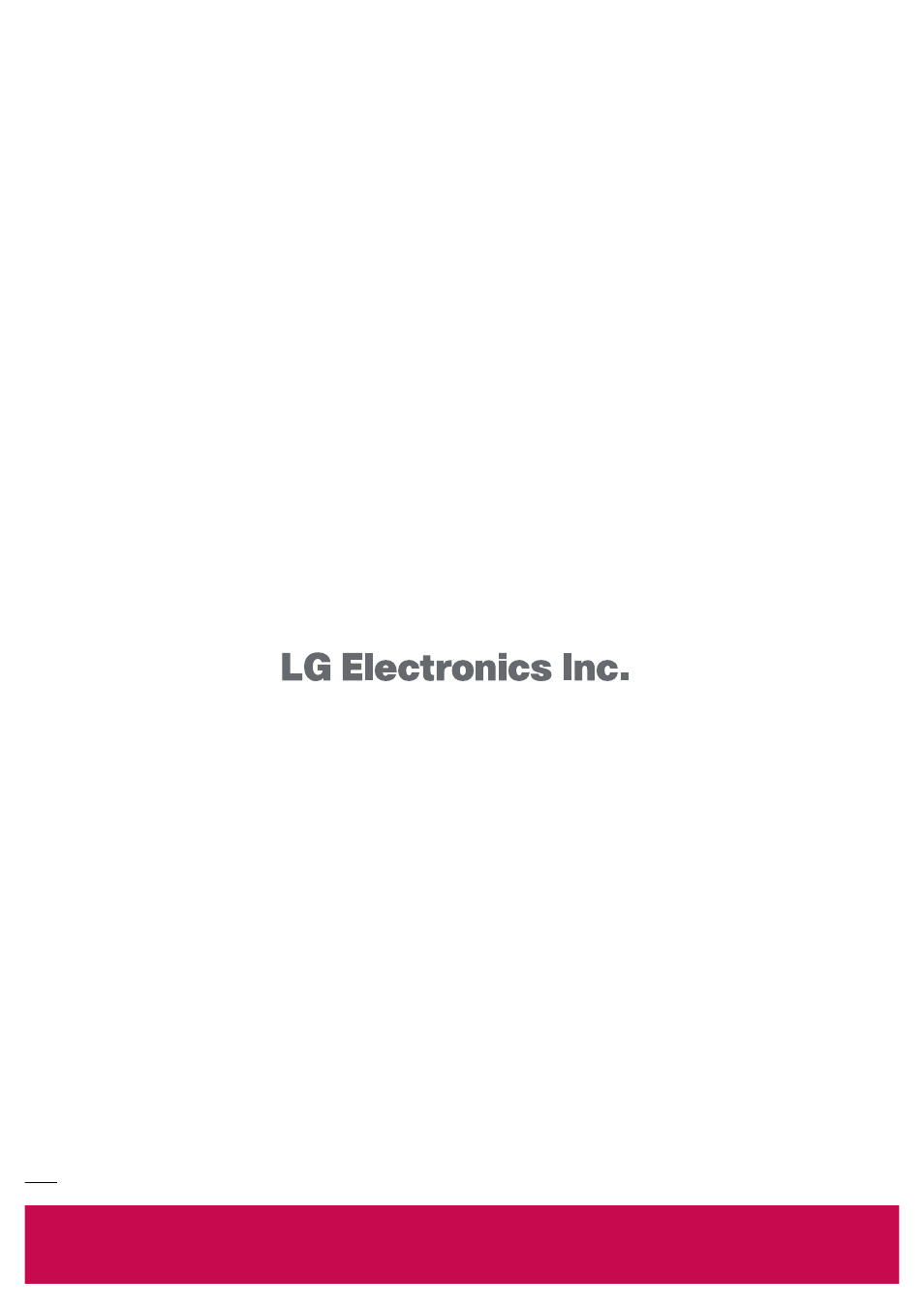 LG 263DCH User Manual | Page 88 / 88