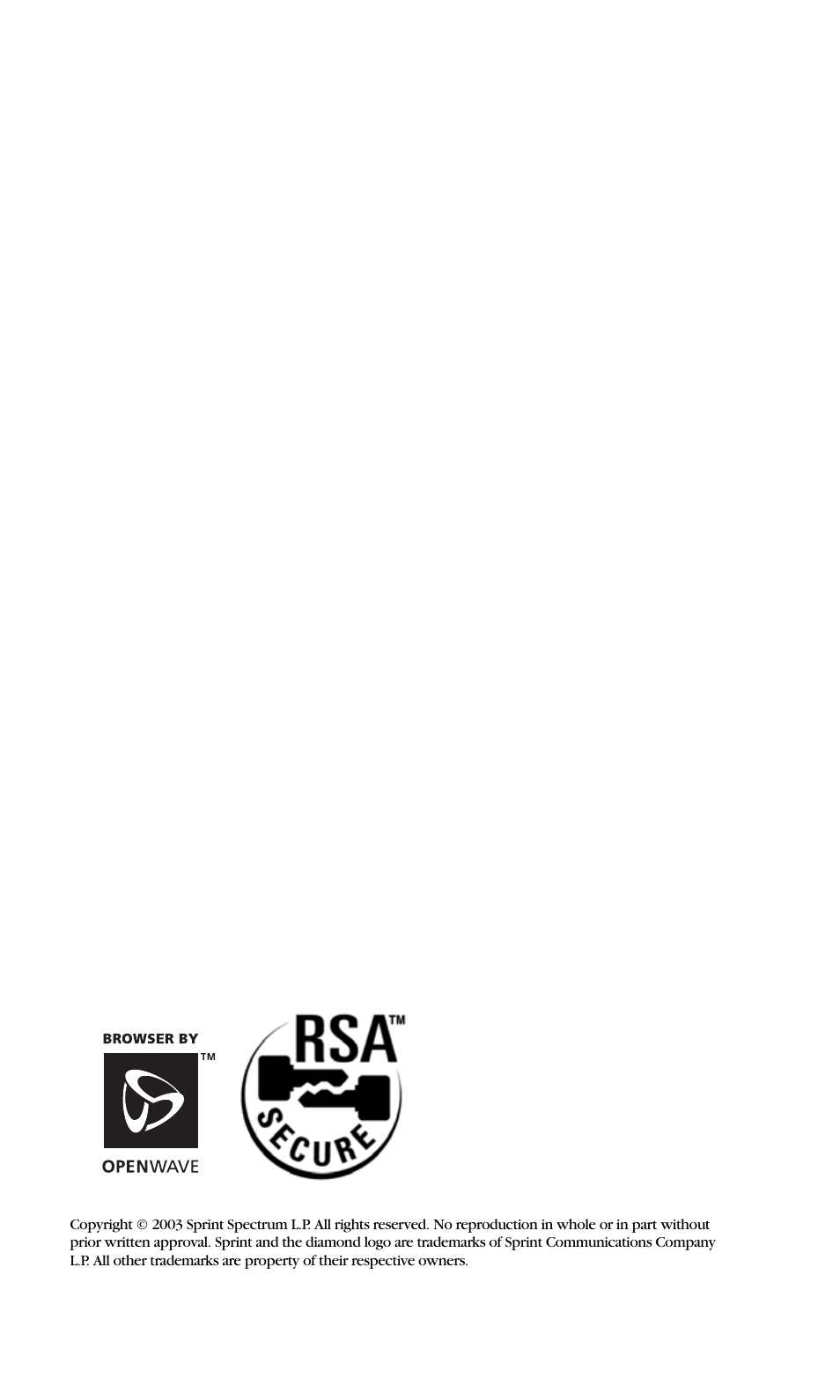 LG Sprint 1200 User Manual | Page 125 / 128