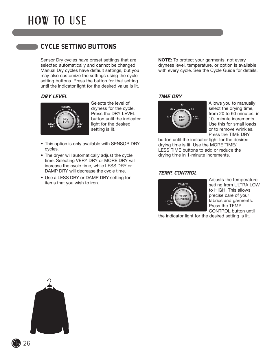 H o w to u s e | LG D5966W User Manual | Page 26 / 80