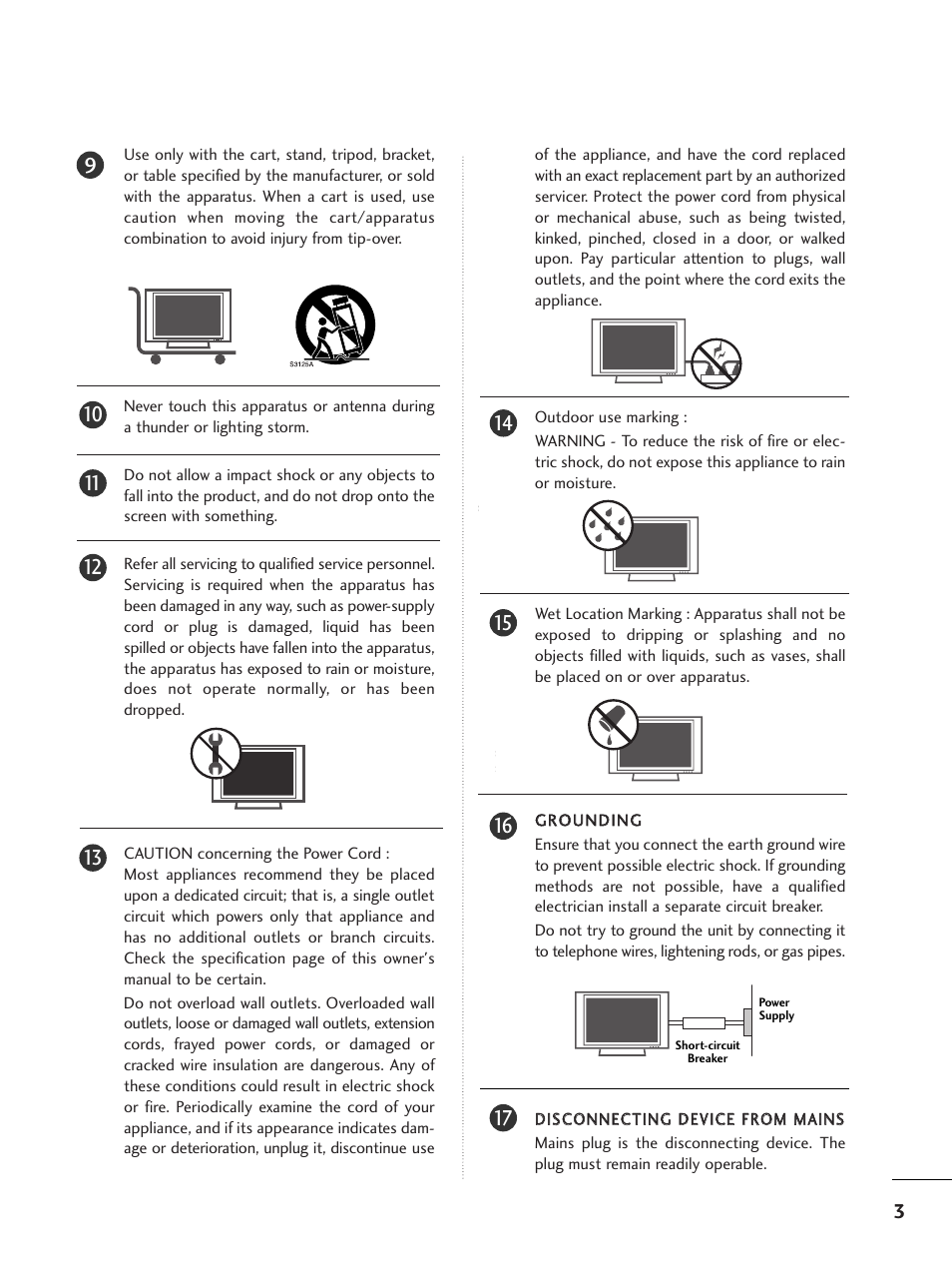 LG 26LC7DC User Manual | Page 5 / 90