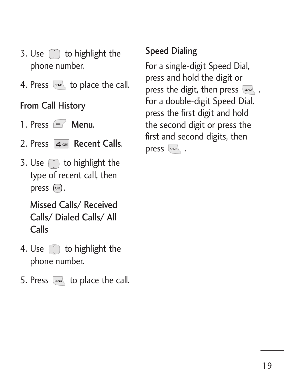 LG 235C User Manual | Page 19 / 210