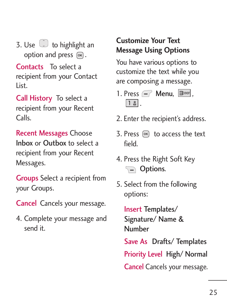 LG 235C User Manual | Page 25 / 210