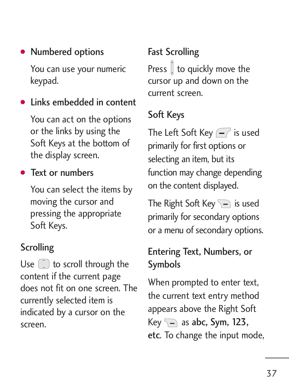 LG 235C User Manual | Page 37 / 210