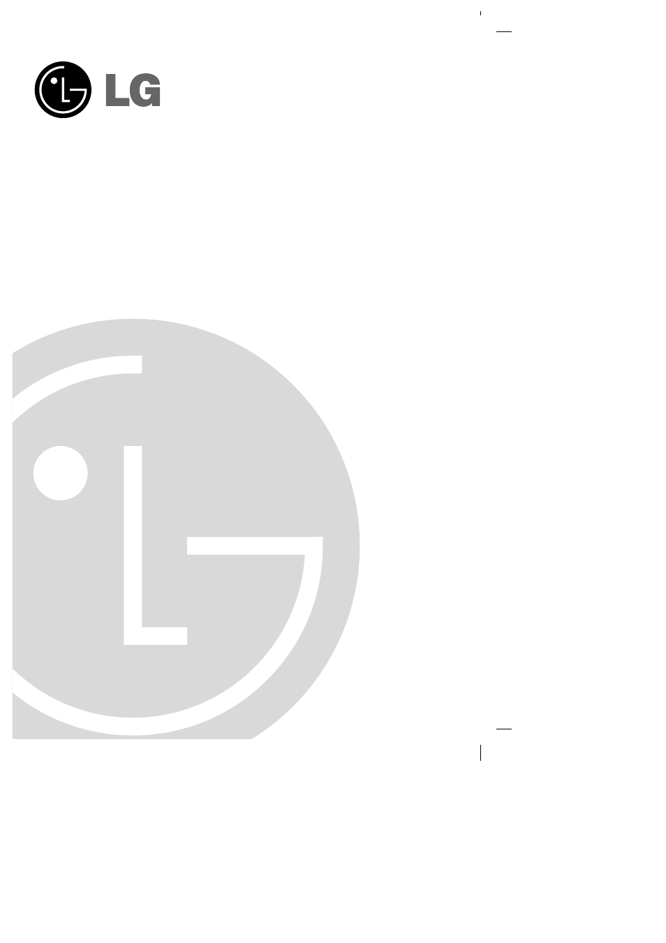 LG LRBP1031NI User Manual | 52 pages