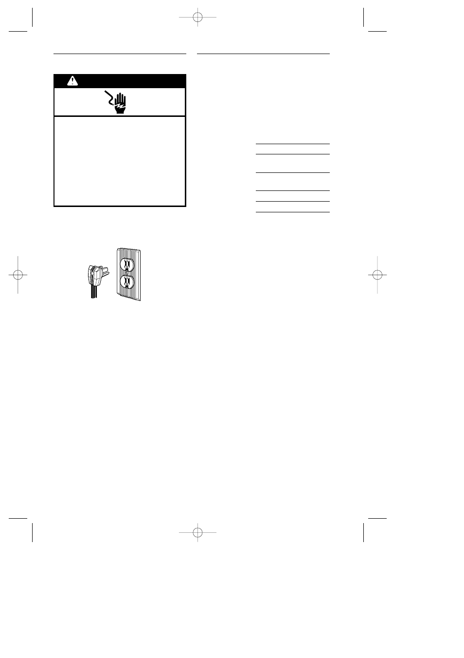 Ww advertencia, English esp añol français, Requisitos eléctricos | Registro | LG LRBP1031NI User Manual | Page 37 / 52