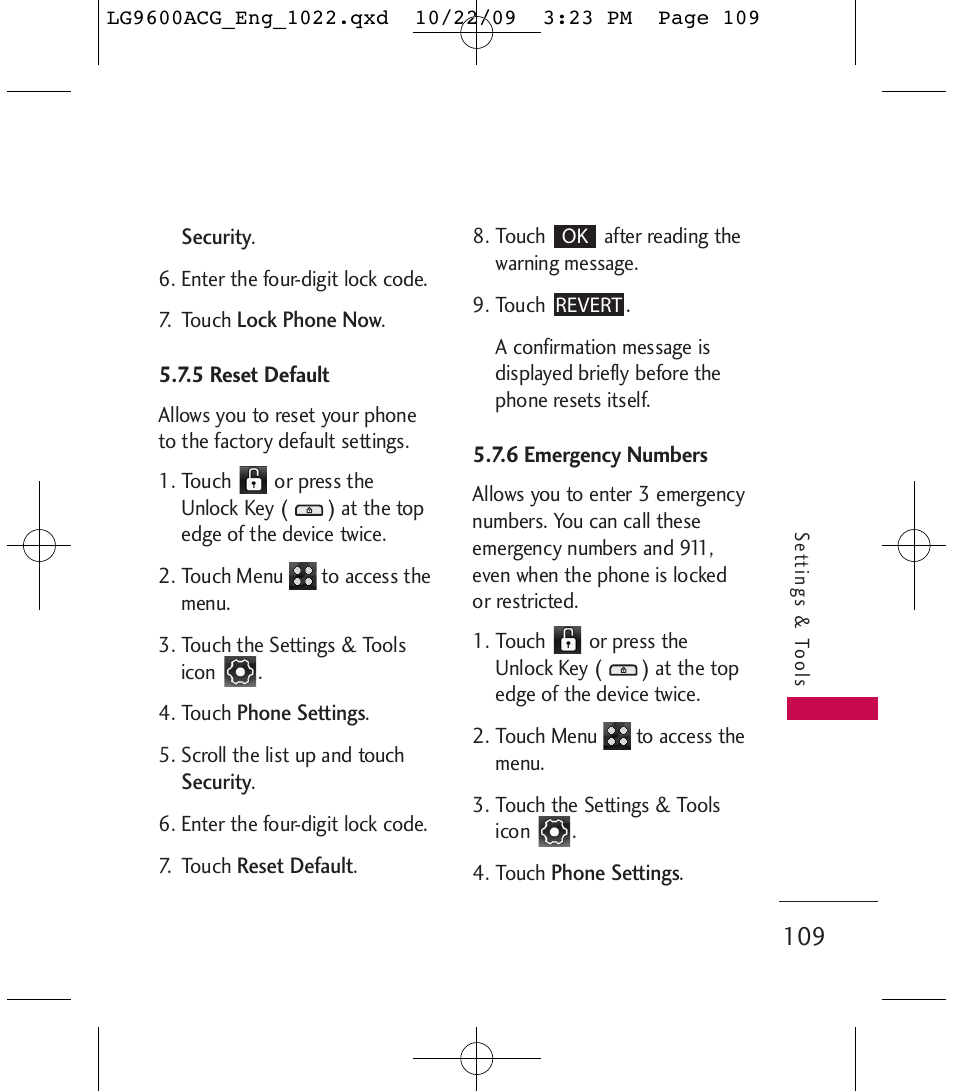 LG 9600 User Manual | Page 111 / 338
