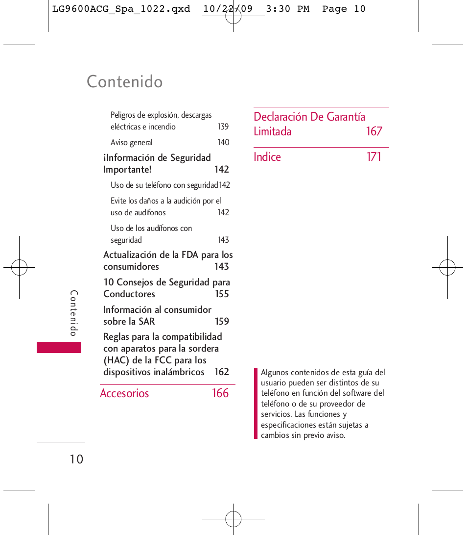 LG 9600 User Manual | Page 174 / 338