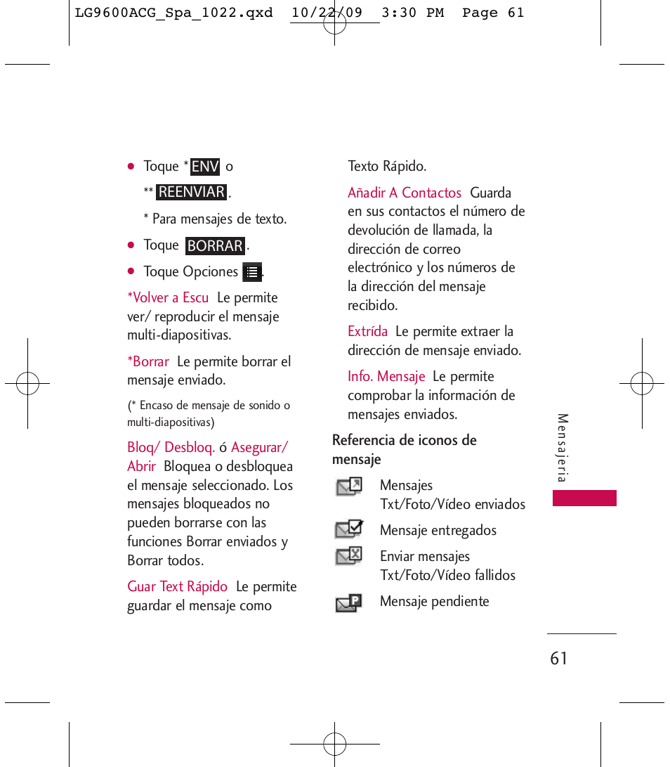LG 9600 User Manual | Page 225 / 338