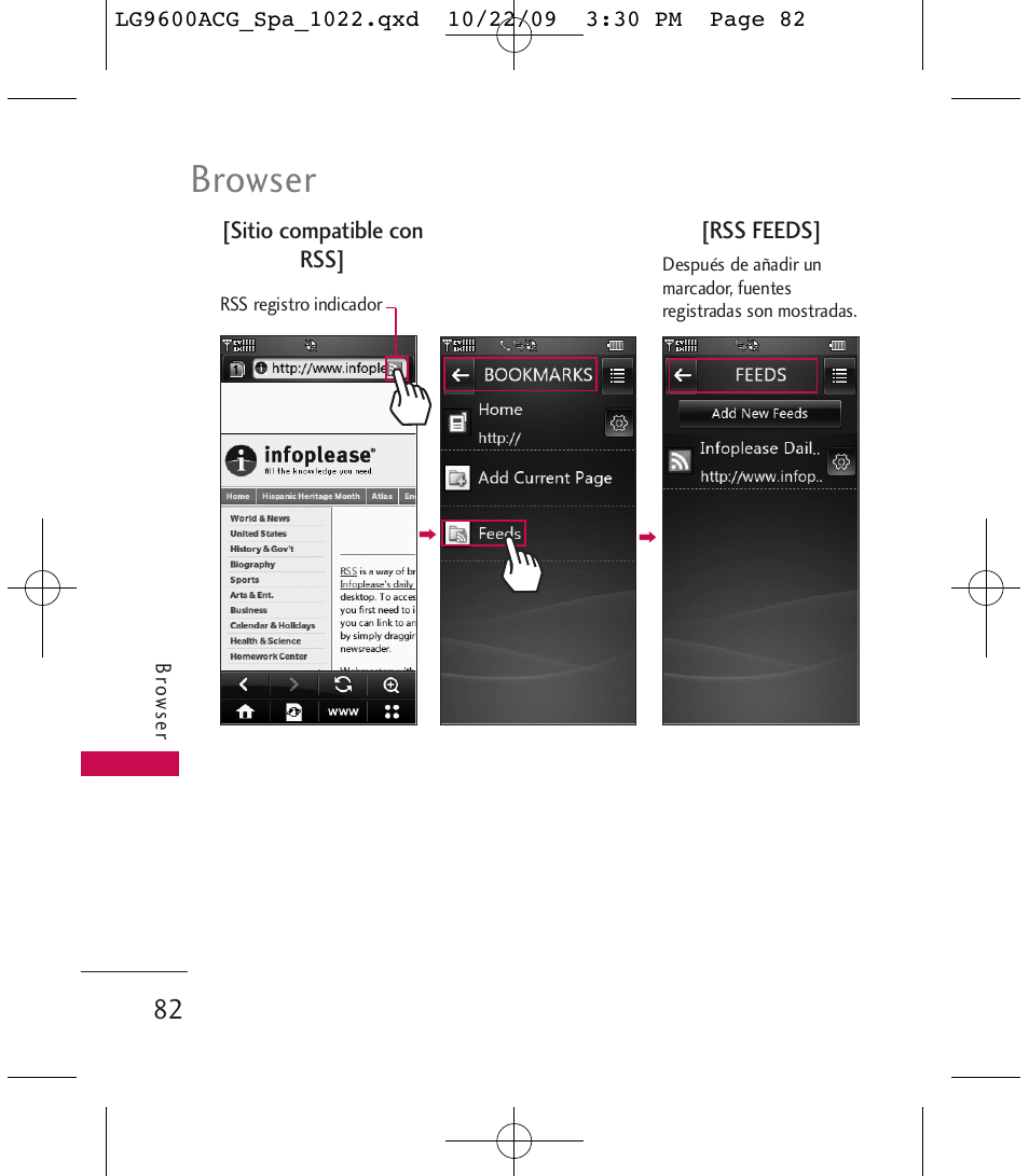 Browser | LG 9600 User Manual | Page 246 / 338