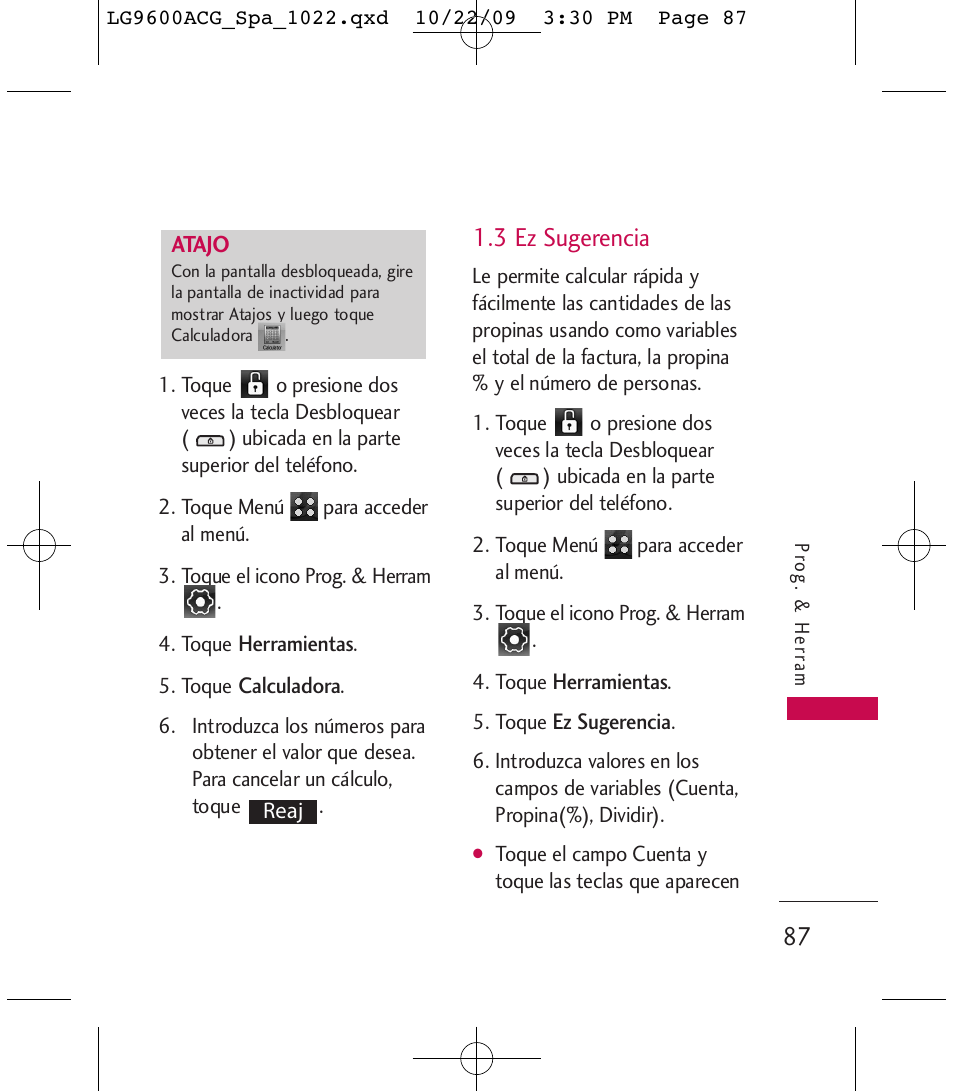 3 ez sugerencia | LG 9600 User Manual | Page 251 / 338