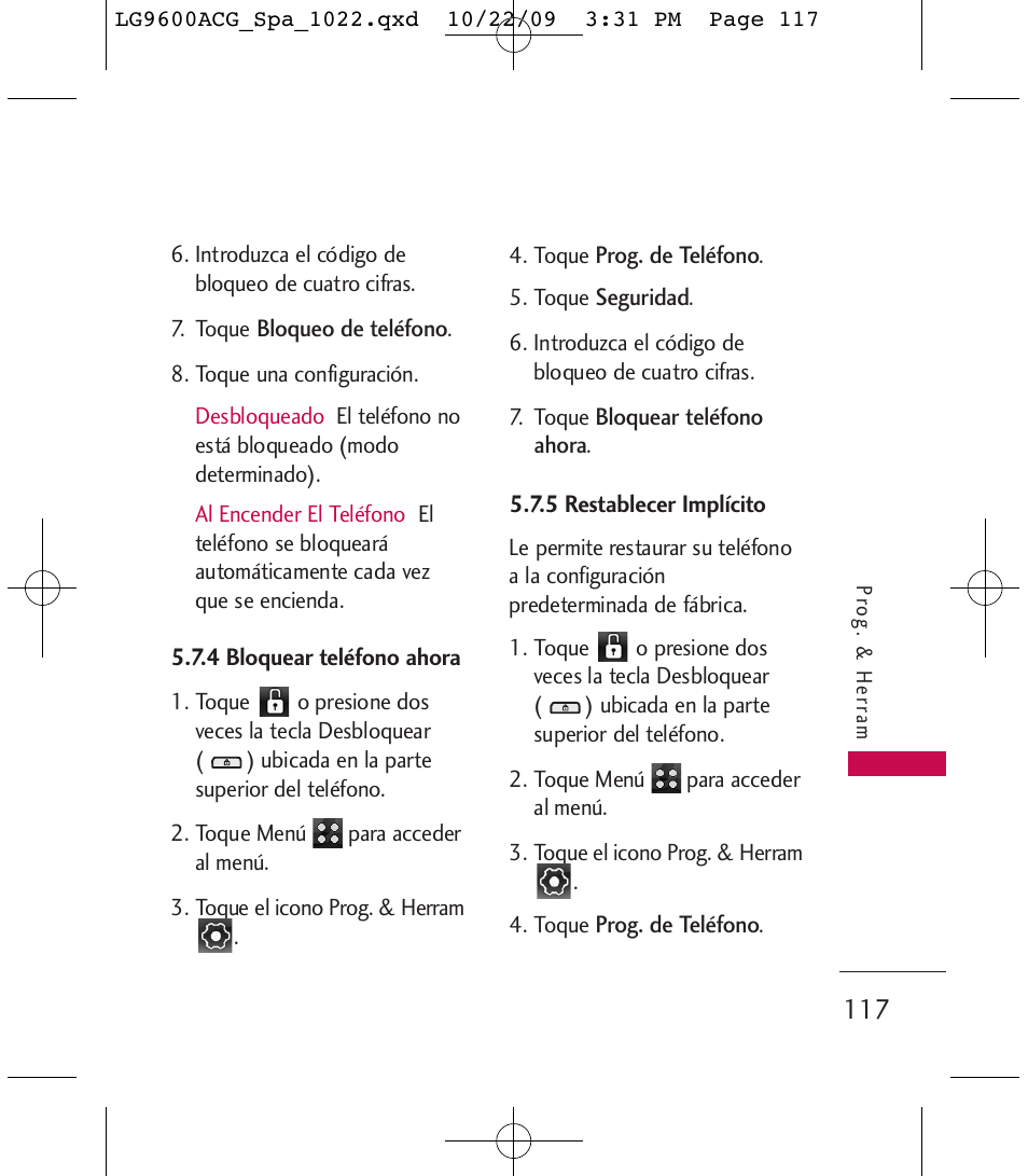 LG 9600 User Manual | Page 281 / 338