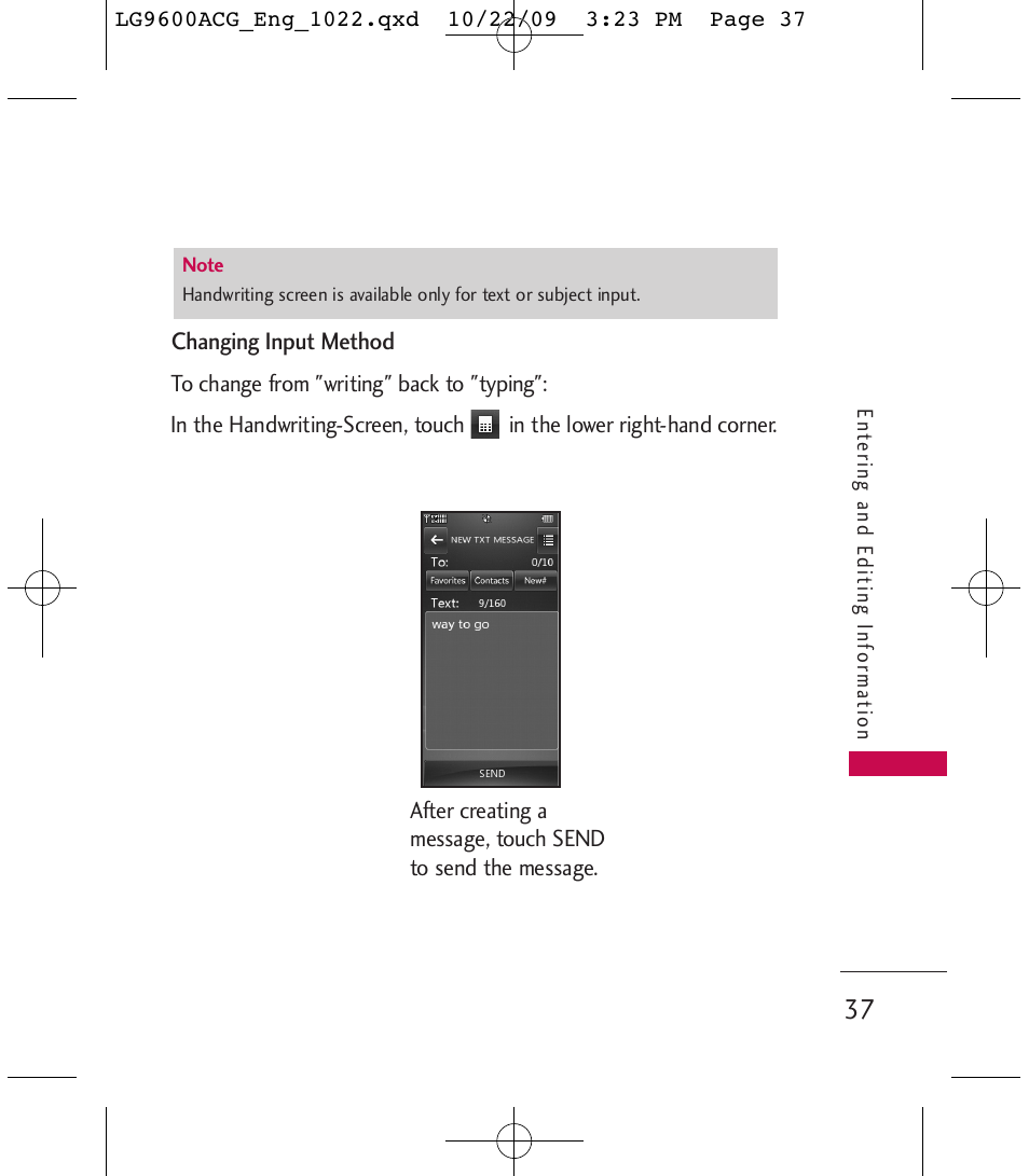 LG 9600 User Manual | Page 39 / 338