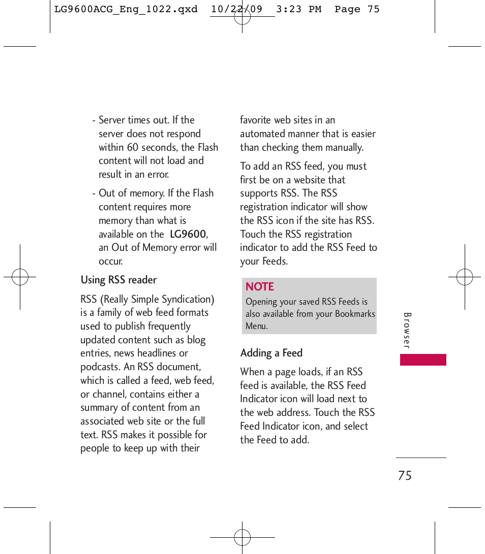 LG 9600 User Manual | Page 77 / 338