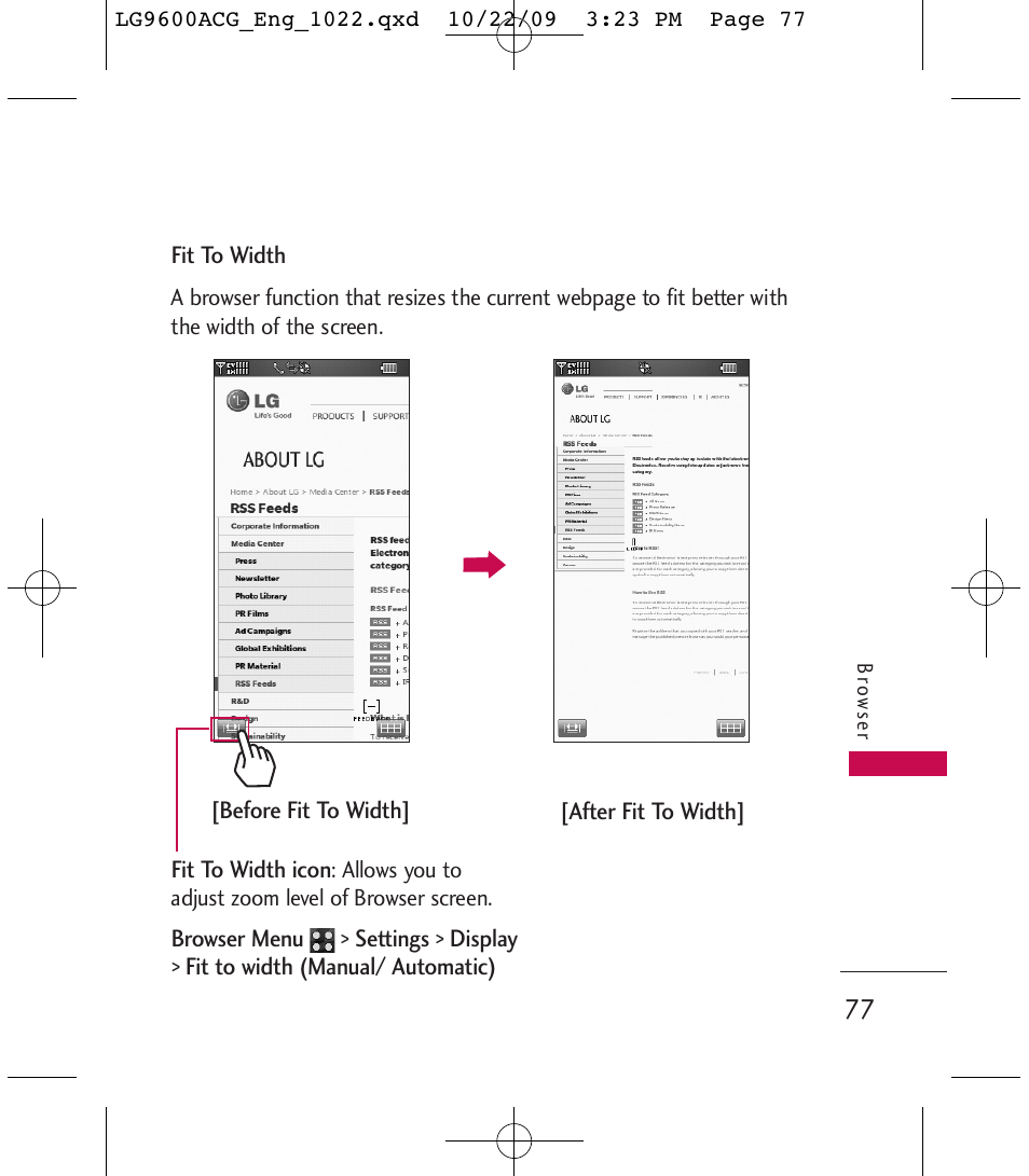 LG 9600 User Manual | Page 79 / 338