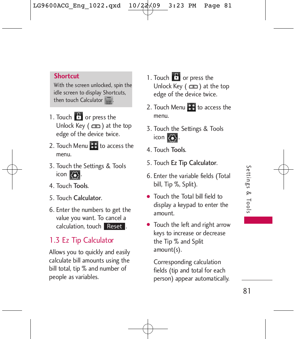 3 ez tip calculator | LG 9600 User Manual | Page 83 / 338