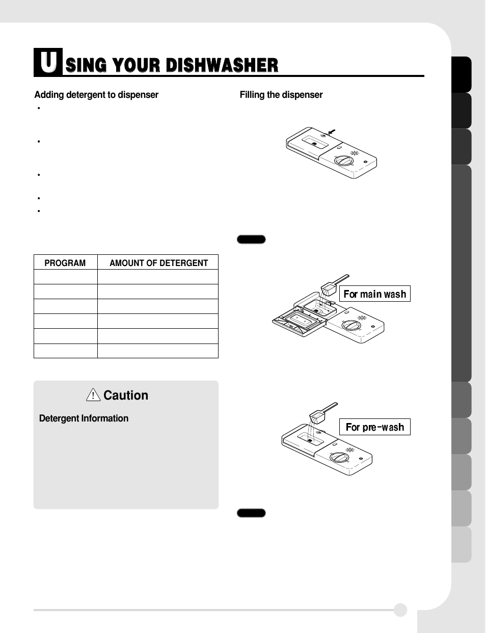 LG LDF 7811WW User Manual | Page 13 / 44