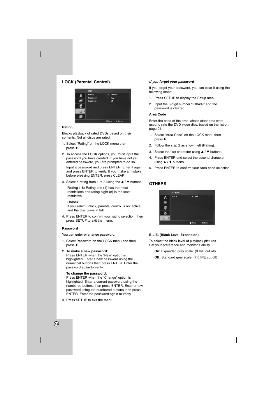 LG DN798 User Manual | Page 14 / 23