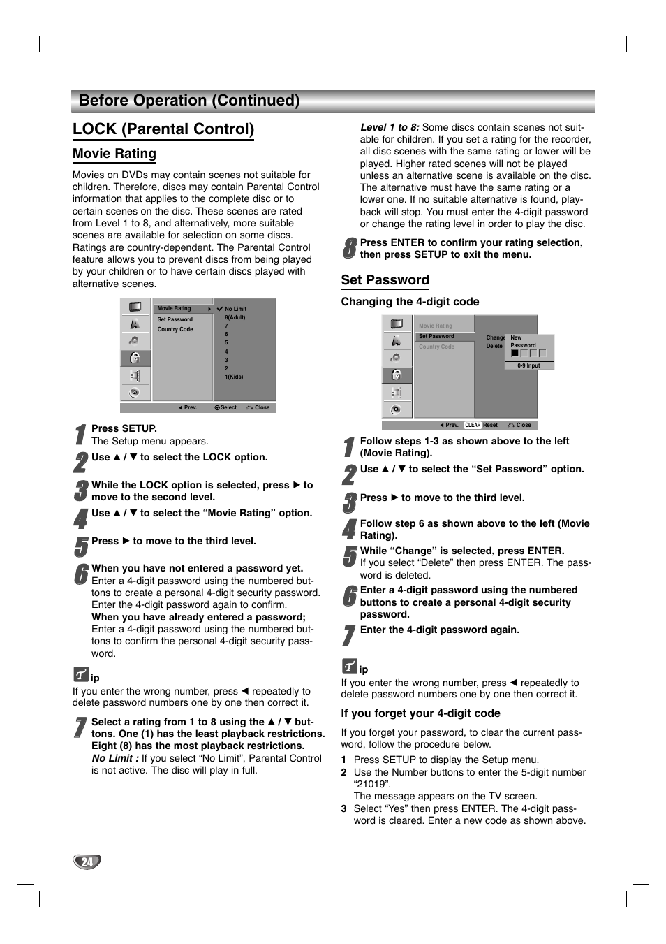 LG LGXBR446 User Manual | Page 24 / 67