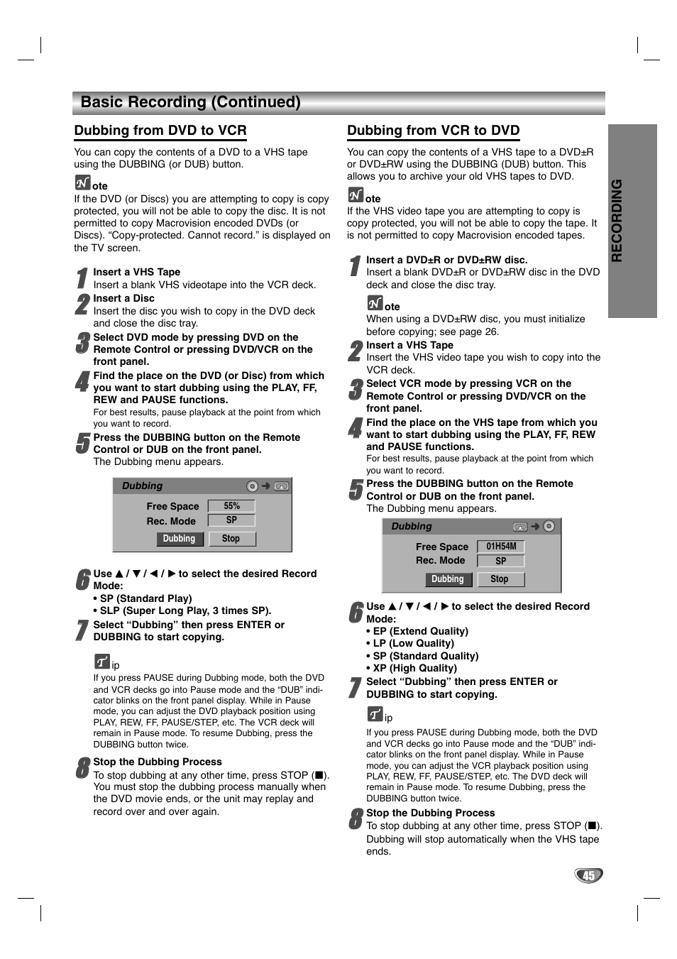 LG LGXBR446 User Manual | Page 45 / 67