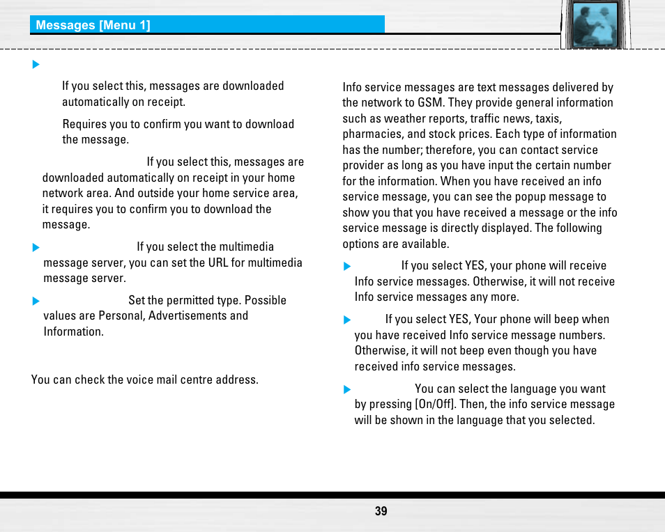 LG LG B2150  EN User Manual | Page 39 / 76