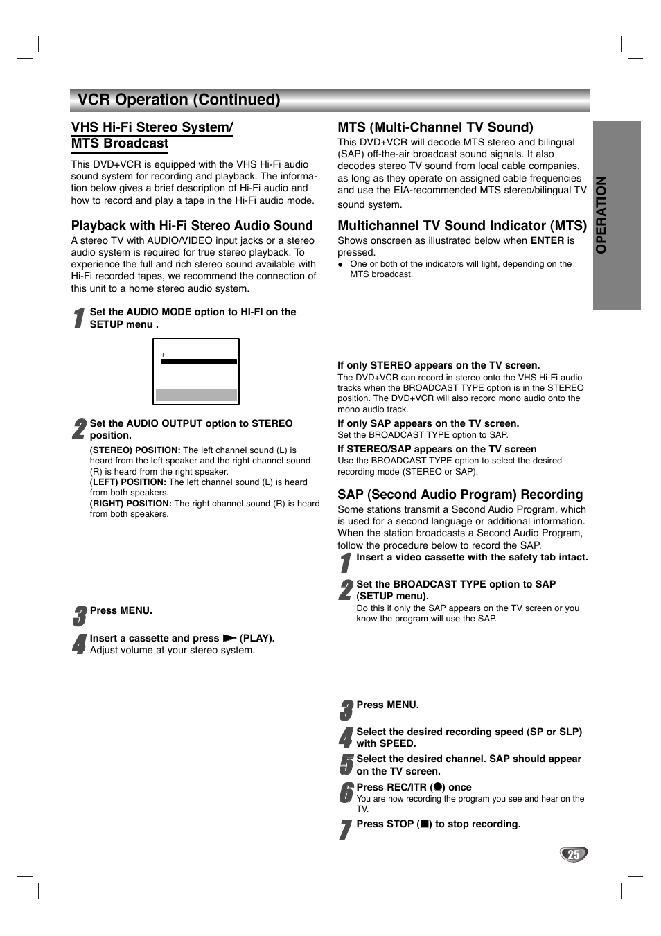 Zenith XBV 442 User Manual | Page 25 / 40