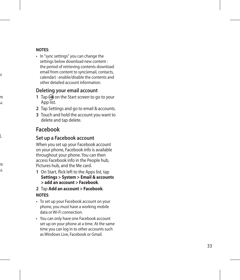 Facebook | LG -C900B User Manual | Page 33 / 96