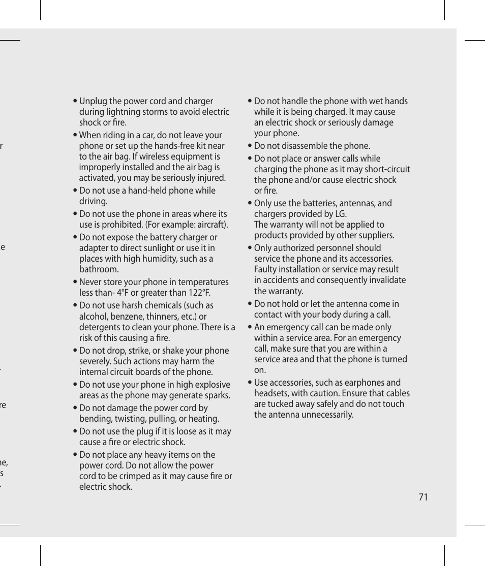 LG -C900B User Manual | Page 71 / 96