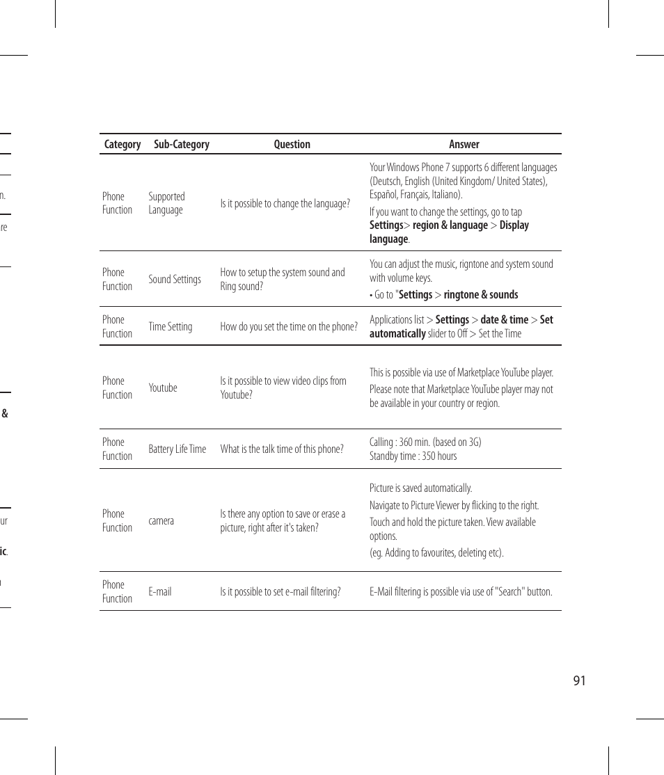 LG -C900B User Manual | Page 91 / 96