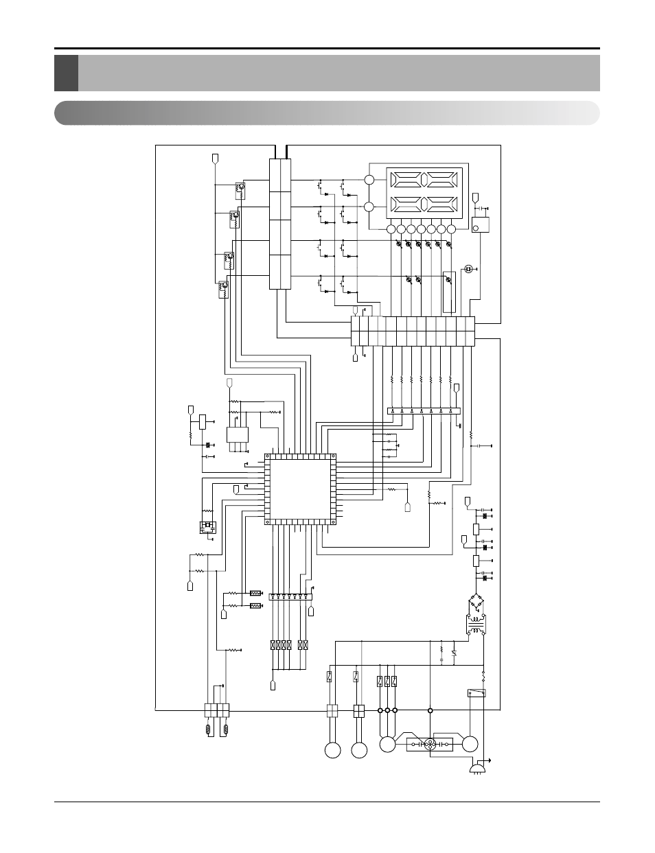 Schematic diagram, Electronic control device, Service manual 22 schematic diagram | LG WG1805RY6 User Manual | Page 23 / 42