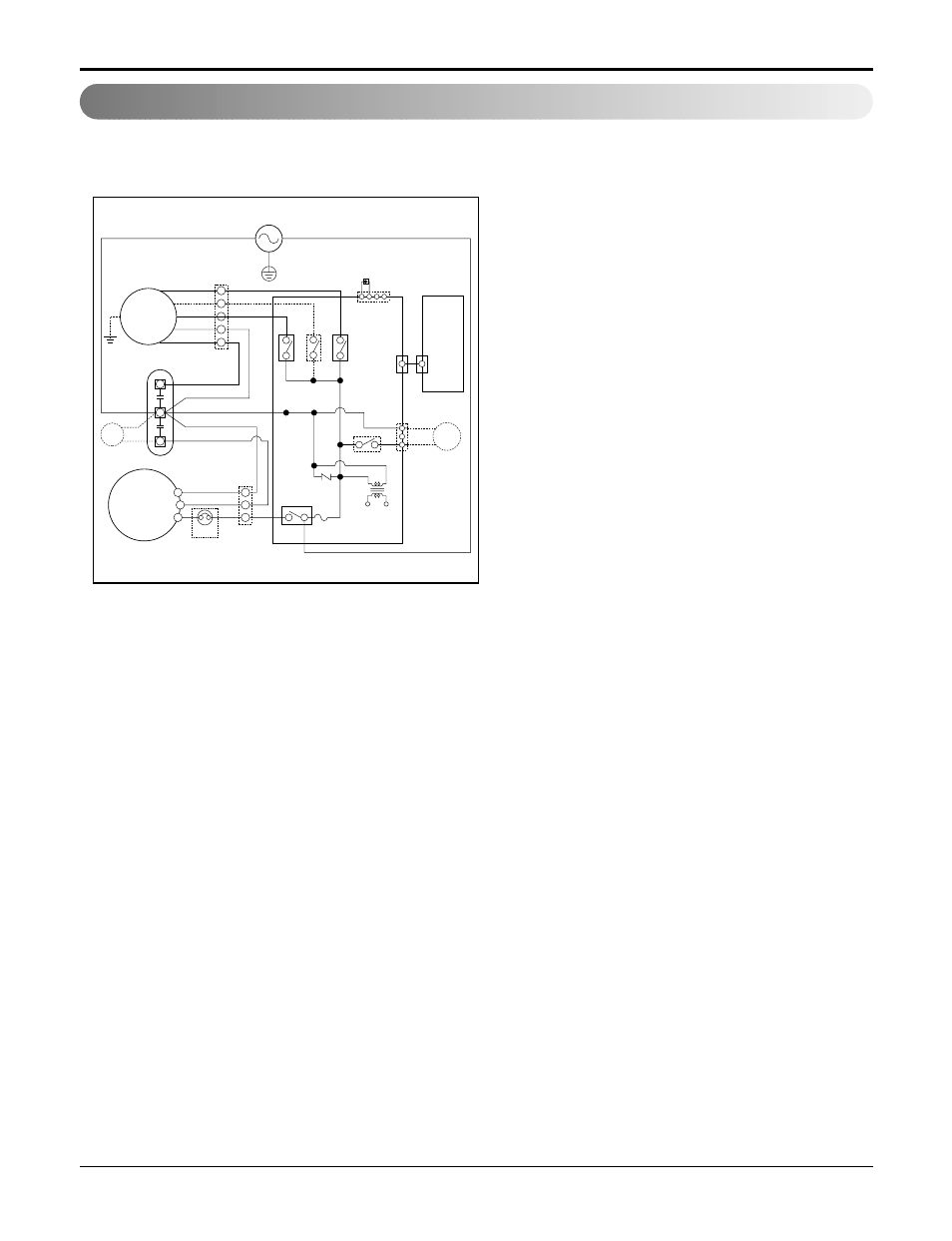 Wiring diagram, 23 room air conditioner schematic diagram | LG WG1805RY6 User Manual | Page 24 / 42