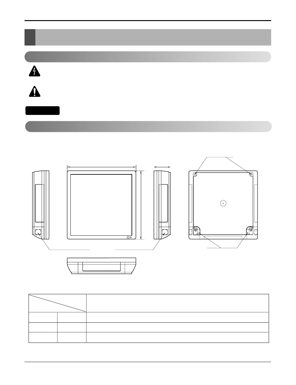 Dimensions, Indoor unit, Symbols used in this manual | Notice | LG LAN091CNP User Manual | Page 9 / 76