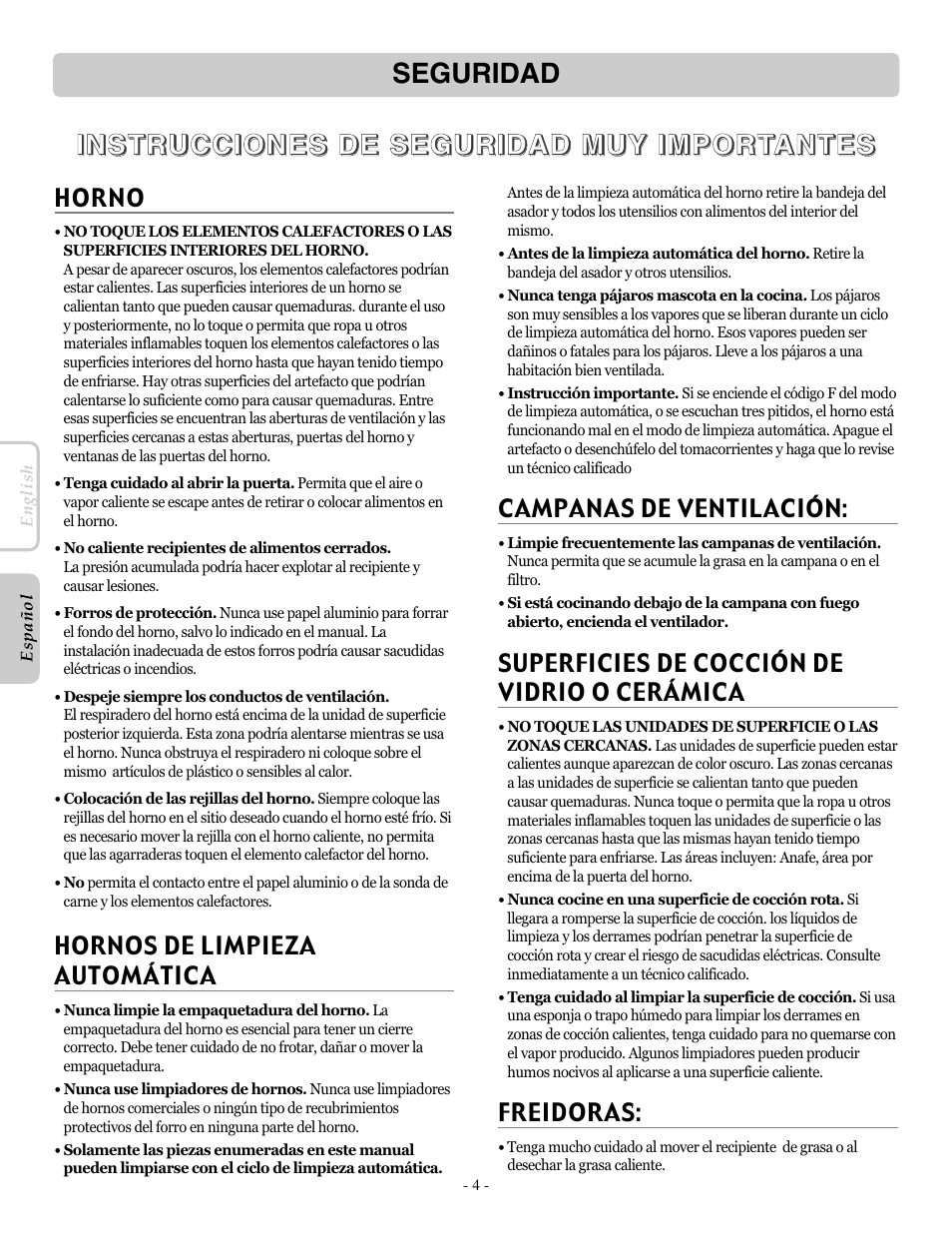 LG LRE30955ST User Manual | Page 48 / 88