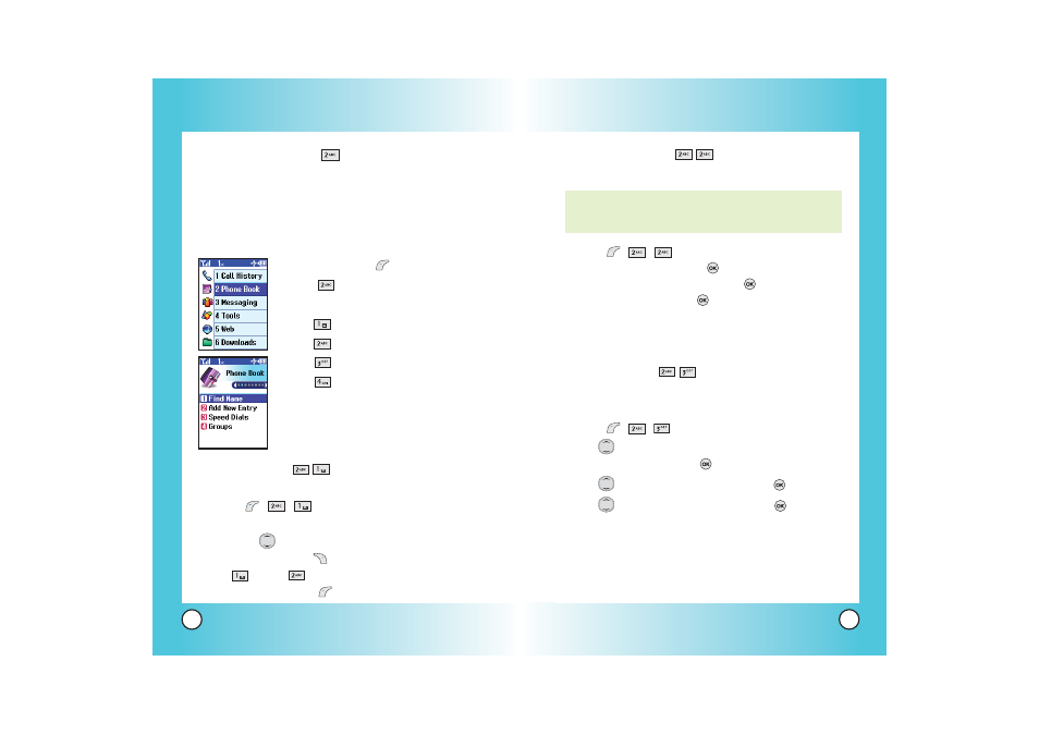 Using phone menus | LG 5400 User Manual | Page 25 / 52