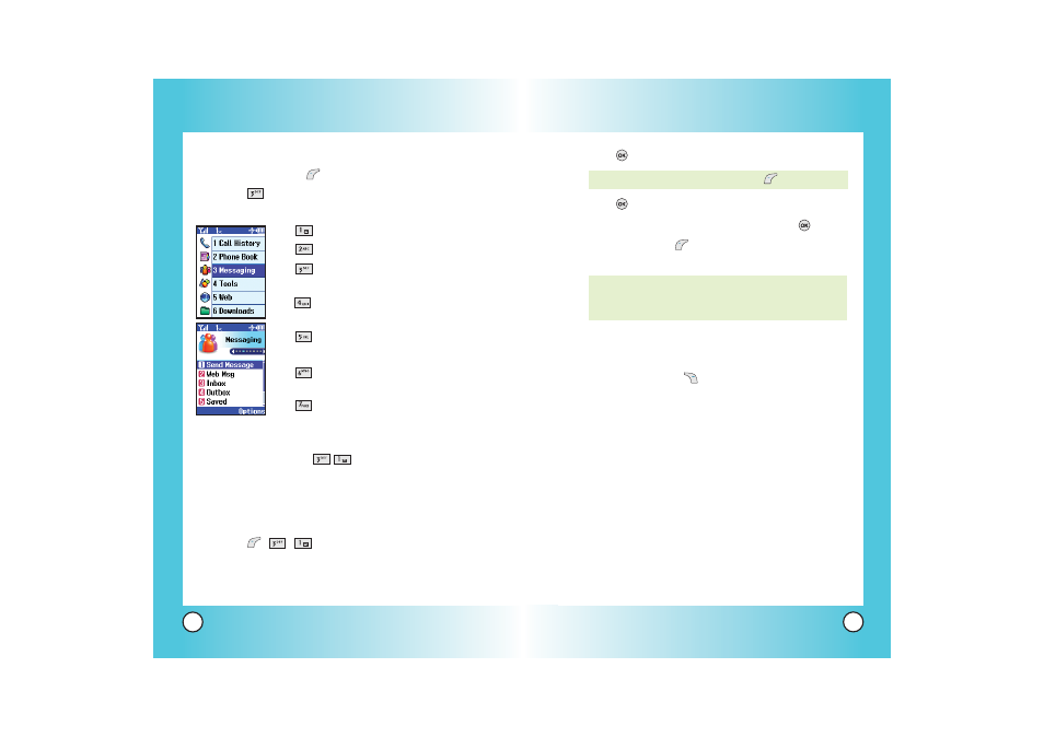 Using phone menus | LG 5400 User Manual | Page 27 / 52