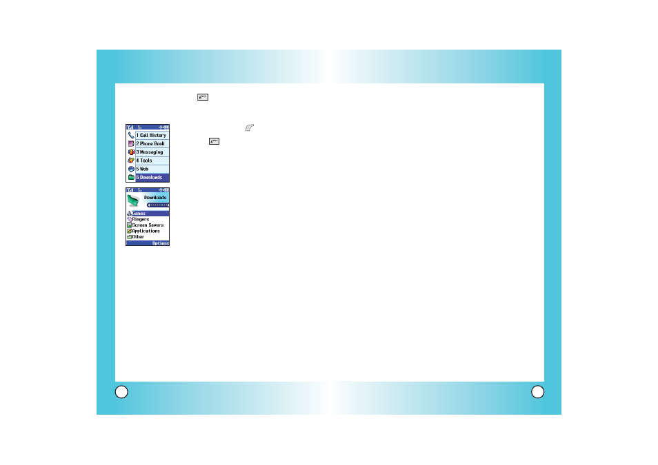 Using phone menus | LG 5400 User Manual | Page 33 / 52