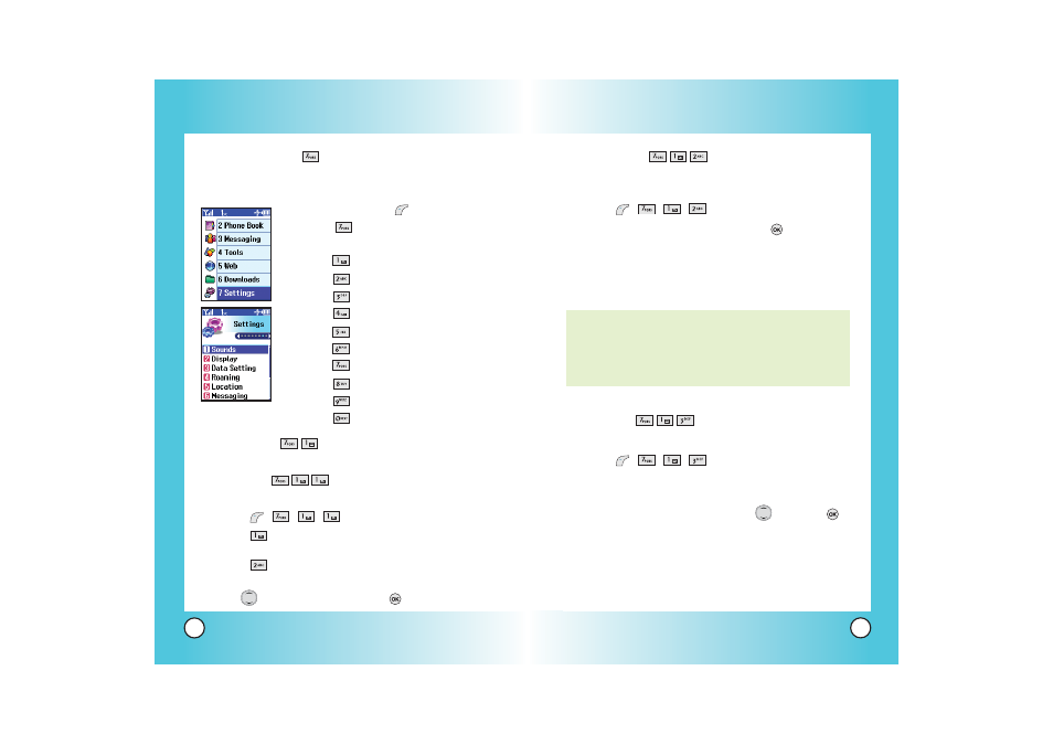 Using phone menus | LG 5400 User Manual | Page 34 / 52