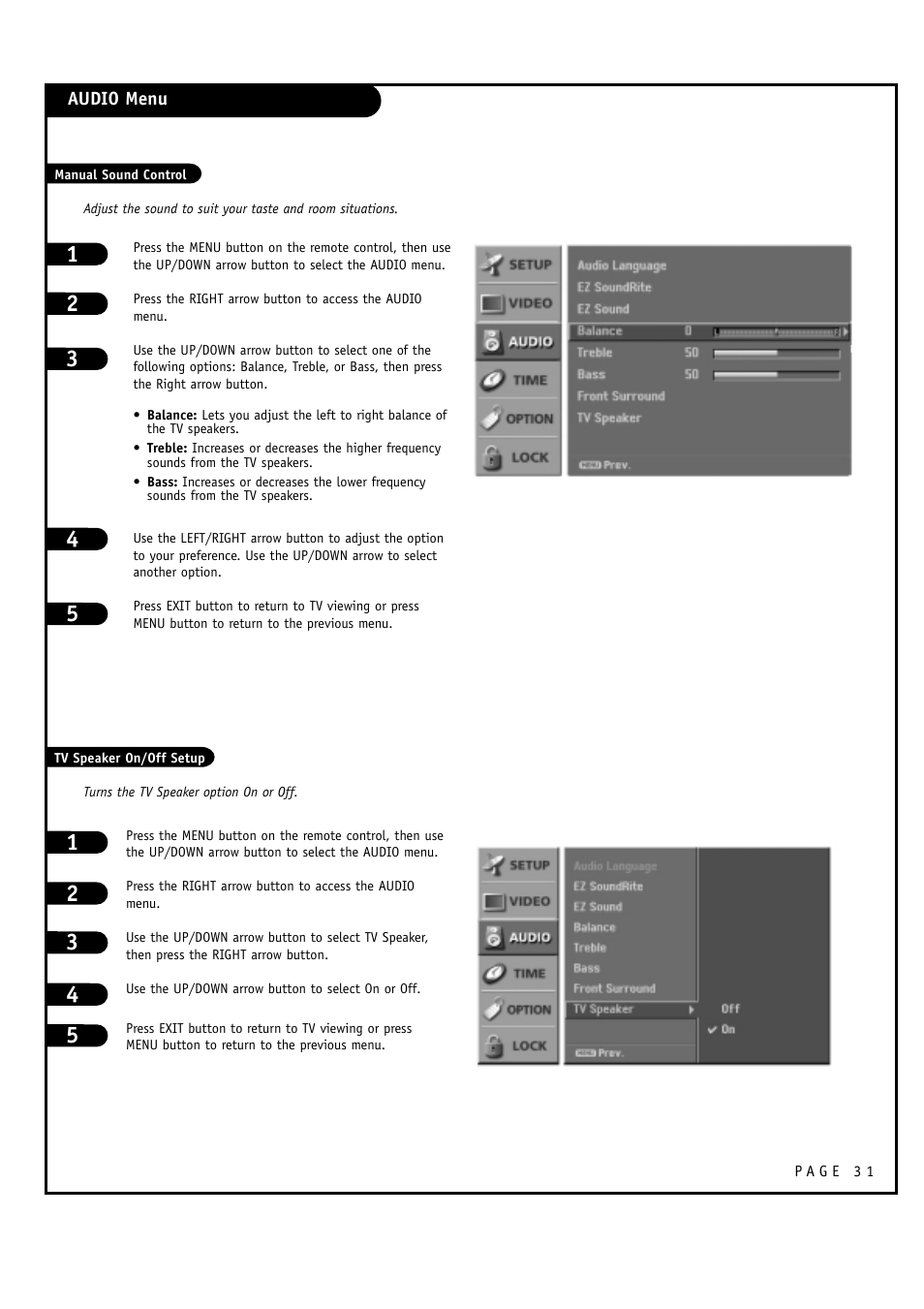 LG 32FZ4D-UA User Manual | Page 31 / 60