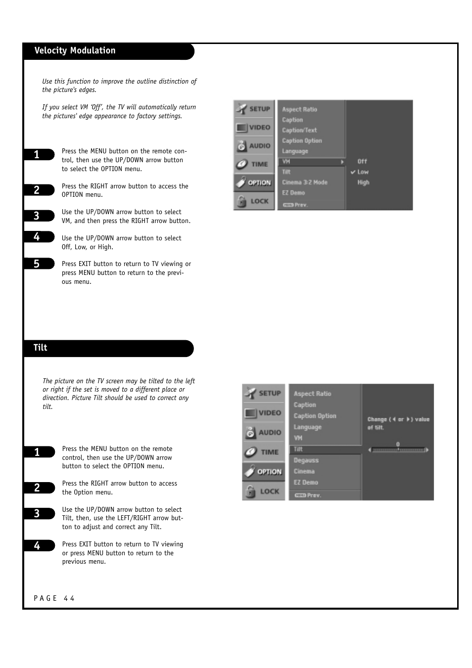LG 32FZ4D-UA User Manual | Page 44 / 60