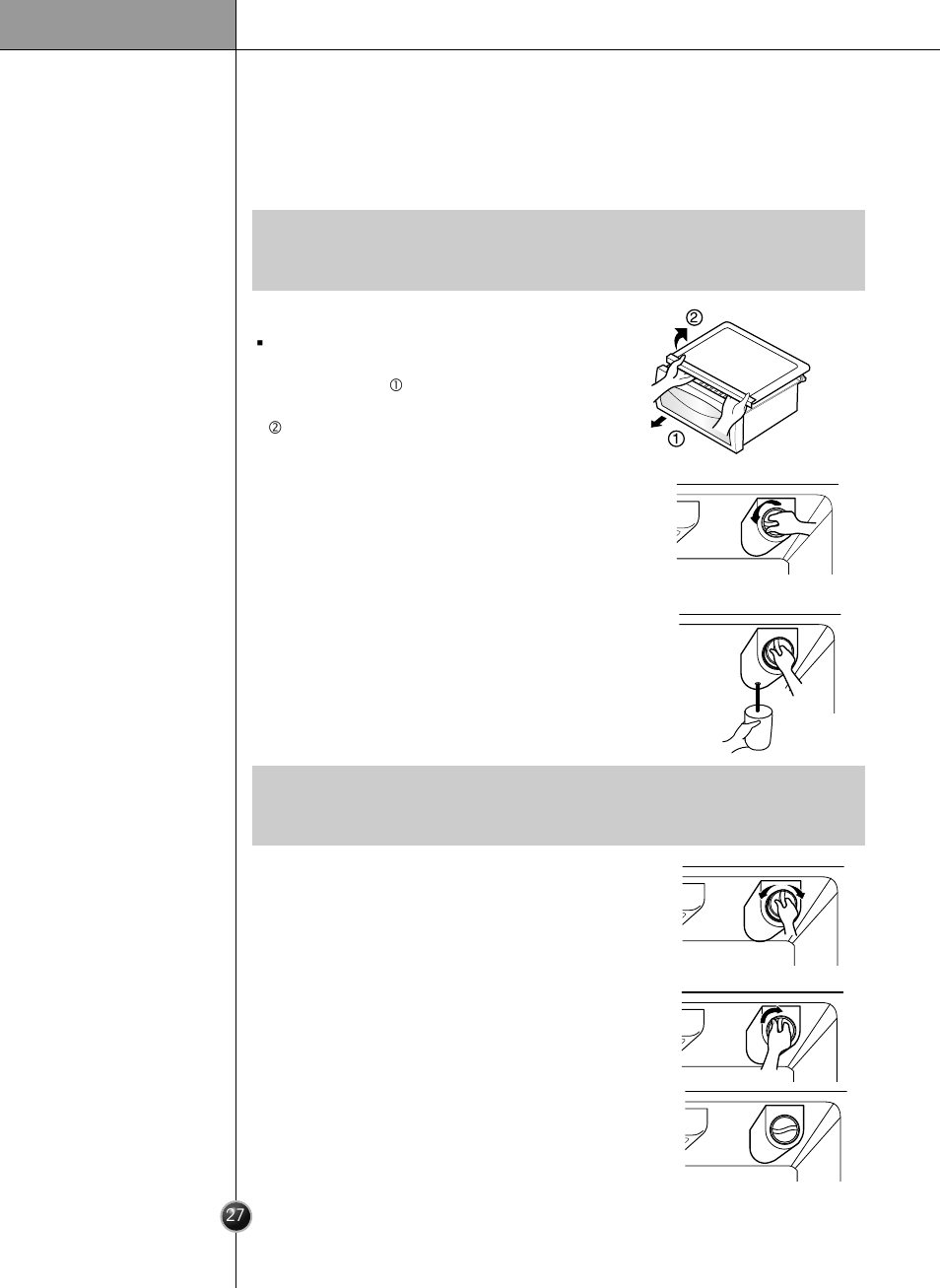 Care and maintenance | LG LRSC26925SW User Manual | Page 27 / 36