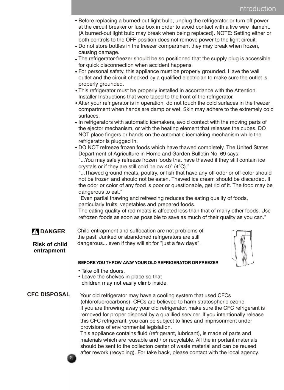 Introduction | LG LRSC26925SW User Manual | Page 4 / 36