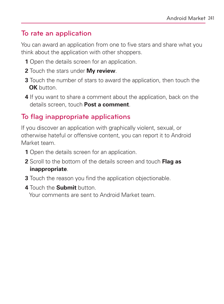 LG AS740 User Manual | Page 242 / 308