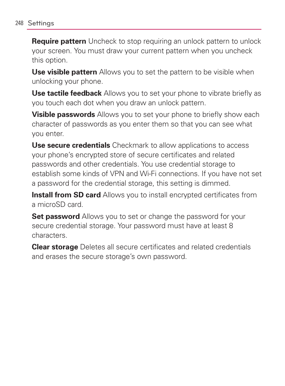 LG AS740 User Manual | Page 249 / 308